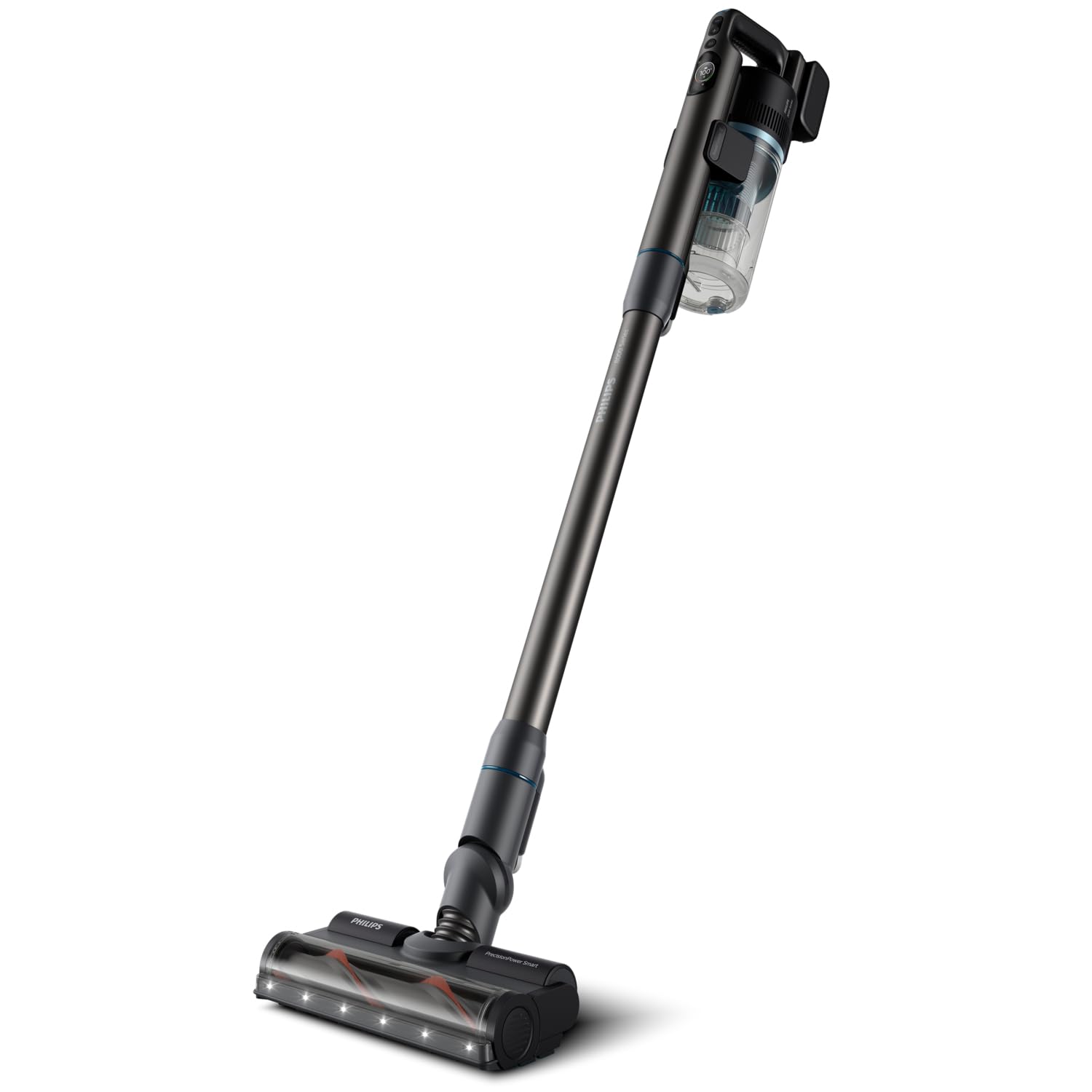 Philips 8000 Serisi Aqua Plus Kablosuz Dik Süpürge, 25.2 V, 80 dk'ya kadar Çalışma Süresi, PrecisionPower Başlık, Aqua Plus Başlık, XC8053/01