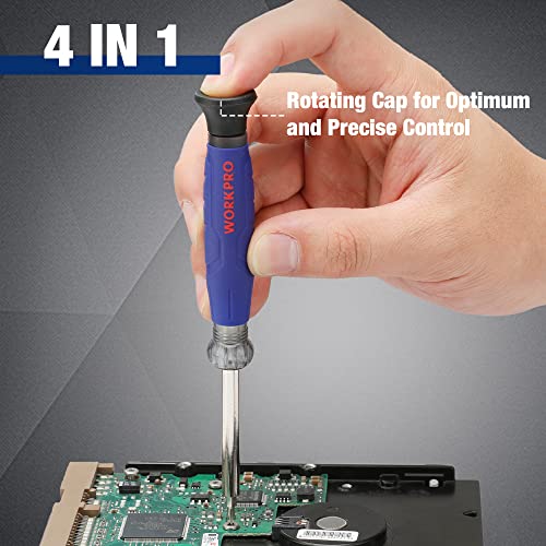 WORKPRO Set di 2 Cacciavite Multifunzione (Piatta