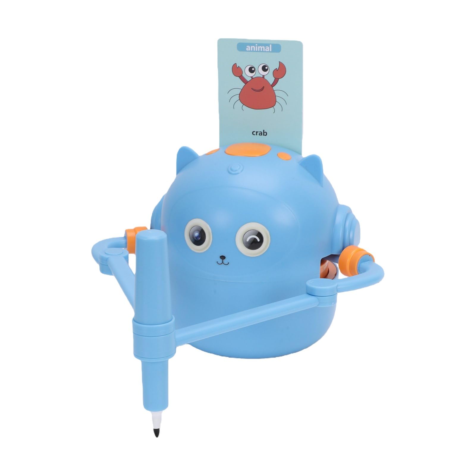 Dilwe Robot Educativo per Disegnare Bambini, 100 Carte Lavagna Riutilizzabile con 30 Giorni di Standby per Apprendimento Montessori Prescolare