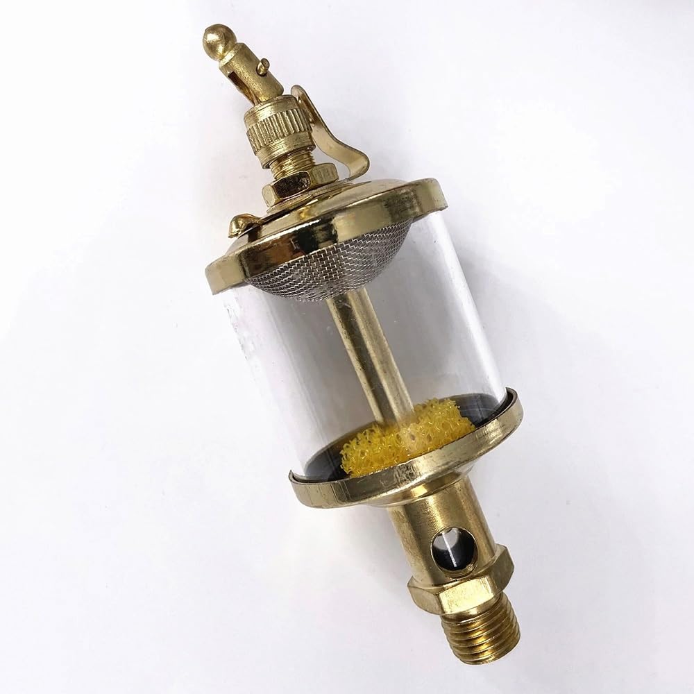 1 copa de aceite con válvula de aguja de precisión (rosca macho BSP de 1/8", 1/4" y 3/8"). Aceitera de goteo ajustable for tornos y fresadoras.(3/8"x400mL)