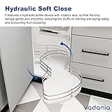 VADANIA Kitchen Cabinet Blind Corner Pullout Organizer for 800mm Cabinet, 2 Tiers Swing Tray, Soft Close, Right Handed Open - Image 7