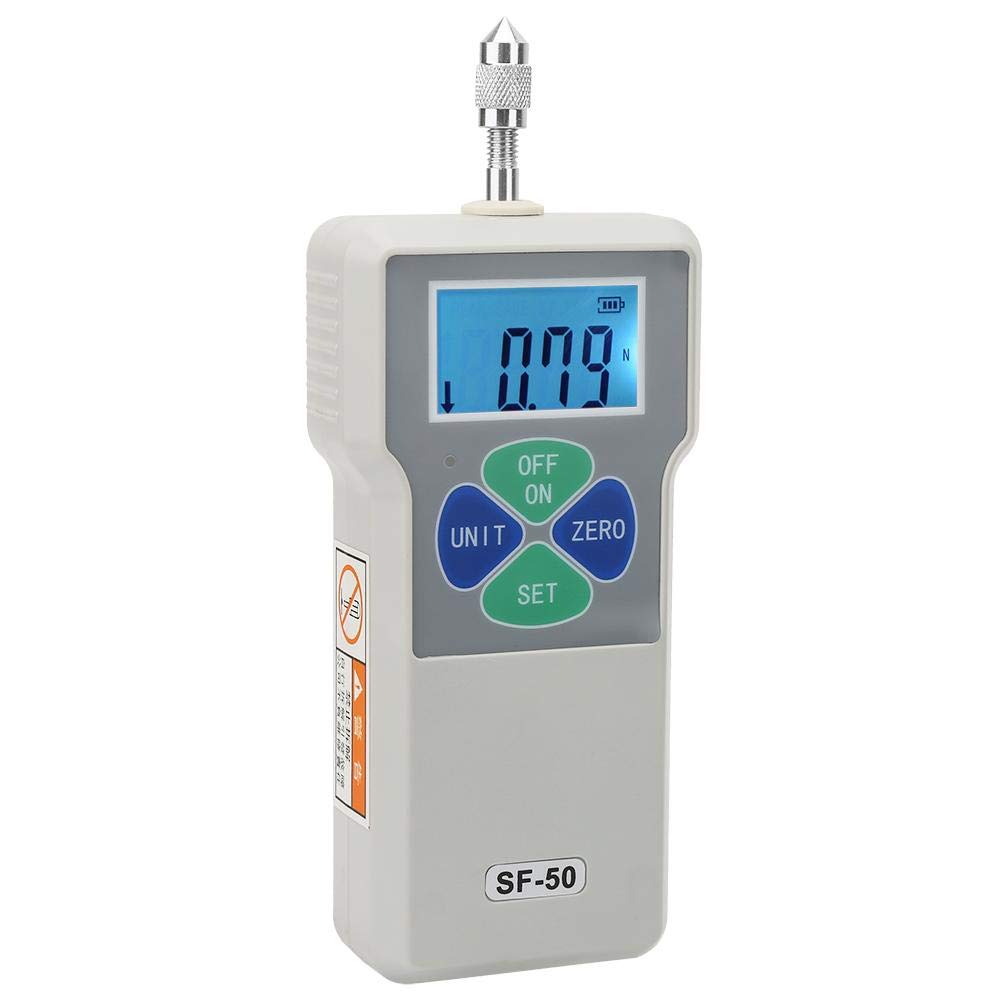 SF-50 Tester portatile push and pull, misuratore di digitale 50N 100-240V sensore ad alta sensibilità incorporato(EU Plug)