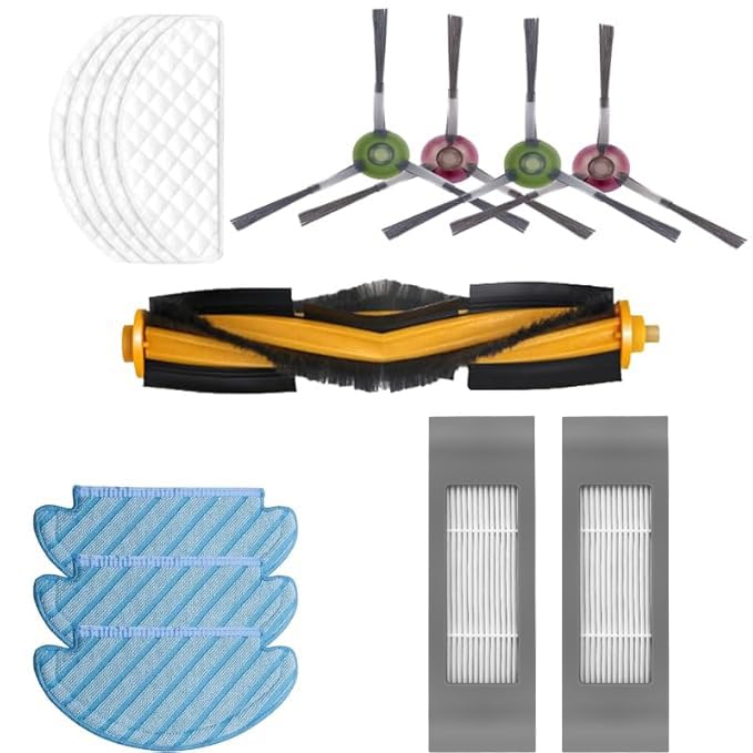 Image of HASTHIP 15Pcs Replacement Accessories for Ecovacs Deebot T8, T8 AIVI, T8 MAX, N8 PRO, N8 PRO Plus Robot Vacuum Deebot N10 Replacement Accessories