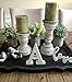 THE BLOOM TIMES Set of 3 Small Potted Artificial Plants Plastic Fake Greenery Faux Plants in Pots for Rustic Home Office Desk Farmhouse Bathroom Kitchen Indoor Decor
