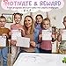 Reward Chart for Kids -70 Pack Incentive Chart Chore Chart for Kids Behavior Chart for Kids at Home with 2640 Star Stickers for Toddlers Sticker Chart for Teachers Classroom Rewards