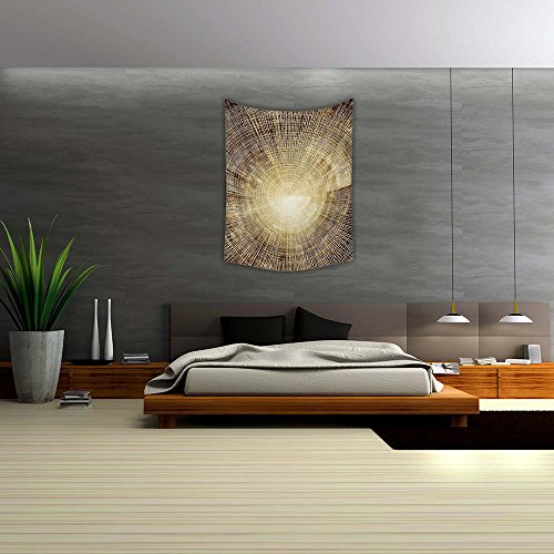 Image of ArtzFolio Abstract Artwork Velvet Fabric Painting Tapestry | Wall Art Hanging 24 x 32 inch (61 x 81 cms)