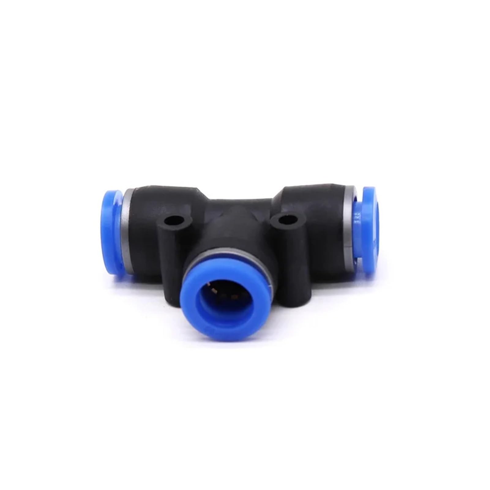 Conector neumático de aire PE PEG de 50/100/500 piezas, reductor de te de ajuste rápido, conector de manguera de tubo de plástico en forma de T de 3 vías, 4/6/8/10/12 mm(PEG 6-4,500 PCS)