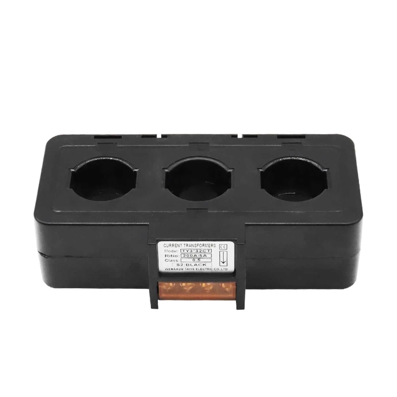 Transformador de Corriente trifásico de 32 mm, 0,5 s, CA, 100 A, 200 A, 300 A, 400 A, 500 A, 600 A, for medición de Corriente(500A 5A)