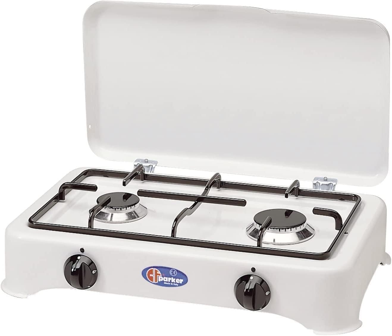 FORNELLO A GAS GPL A 2 FUOCHI PARKER MOD. 5326 GPL 2F MADE IN ITALY