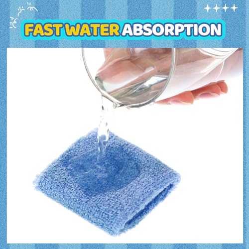 Image of Bememo 12 Pack Wristbands Sweatband for Women Men, Neon Colored Sport Wrist Bands, Tennis Football Basketball Sweatbands, Moisture Wicking Arm Bands for Working Out