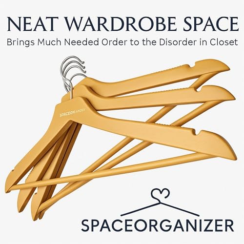 Image of 360-Degree Rotating Clothes Hanger, Multi-Purpose Wardrobe Organizer for Pants and Suits (Non Slip Suit Clothes Hanger, 2PCS)