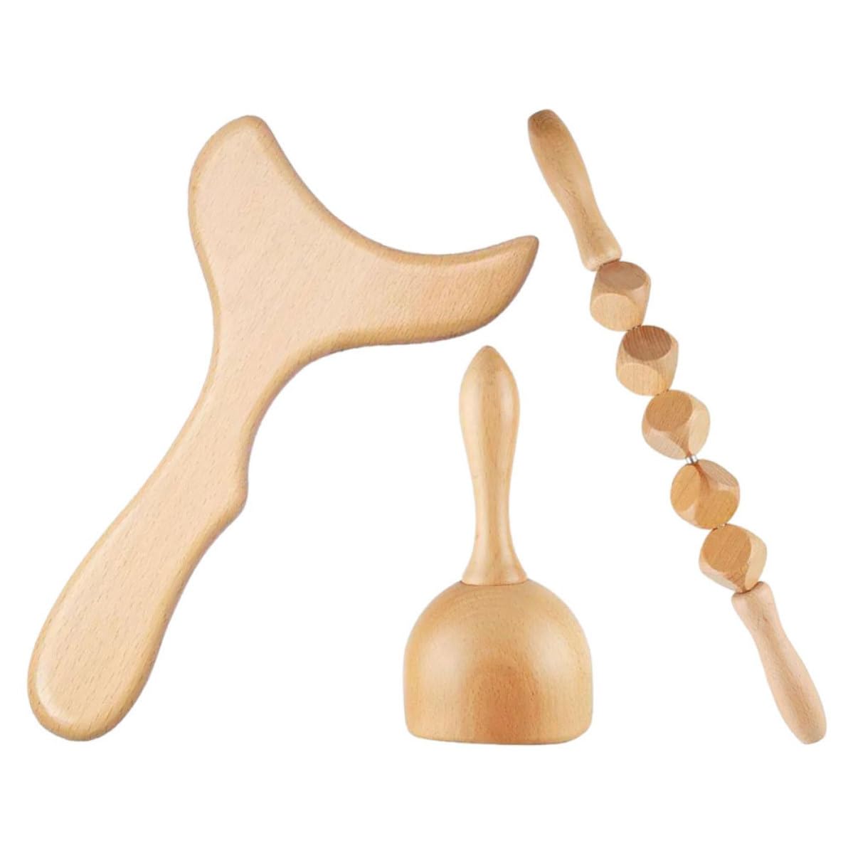 Herramienta de Masaje Corporal de Madera para Adultos