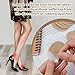 36pcs Moleskin Adhesive Pads, Protective Moleskin Bandages Comfortable Patch Adhesive Moleskin Strips Cushions Soft Coffee-Colored Heel Shoes Stickers for Feet Toes Prevention