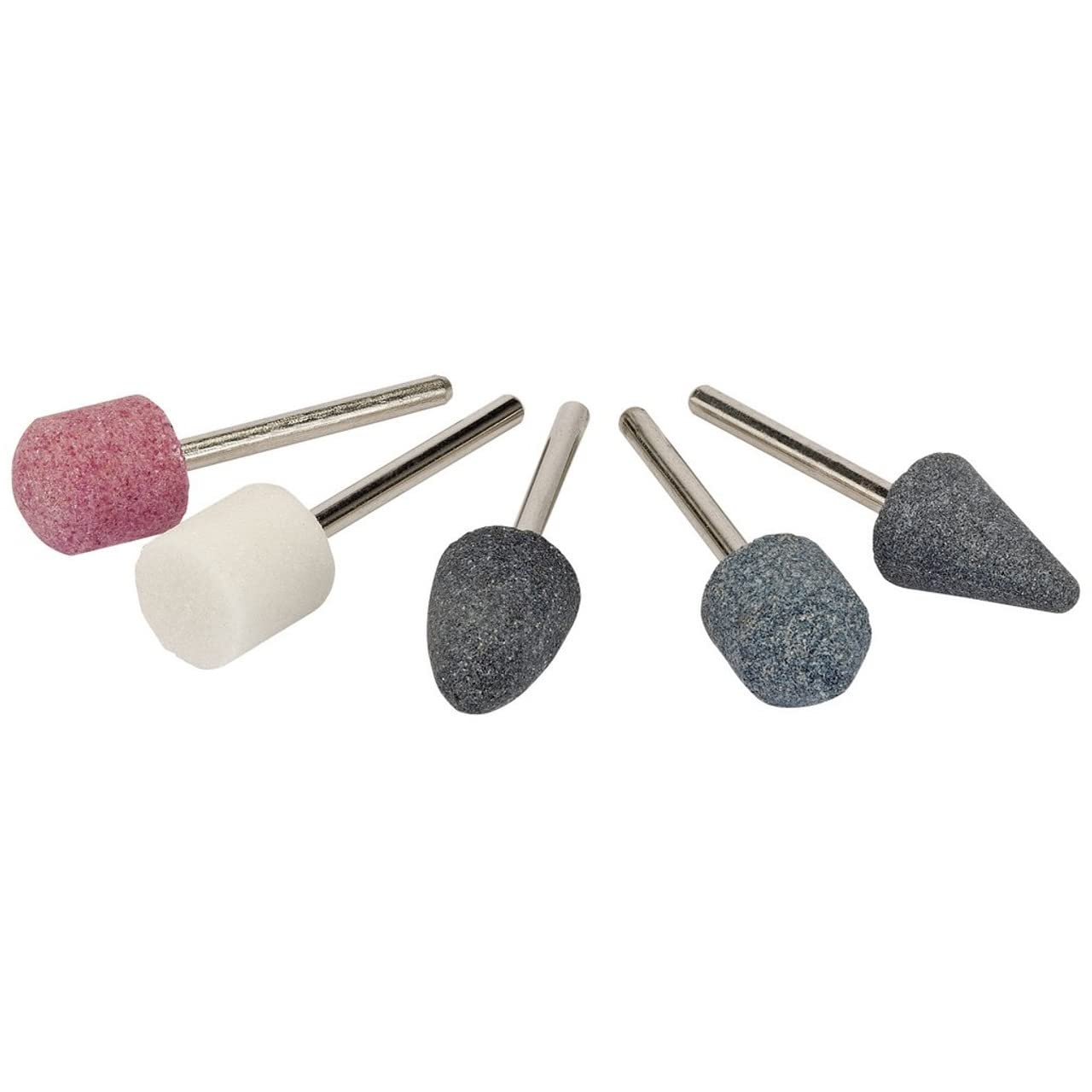 Draper Shank Mounted Grinding Point Set, 1/8"" (5 Piece)