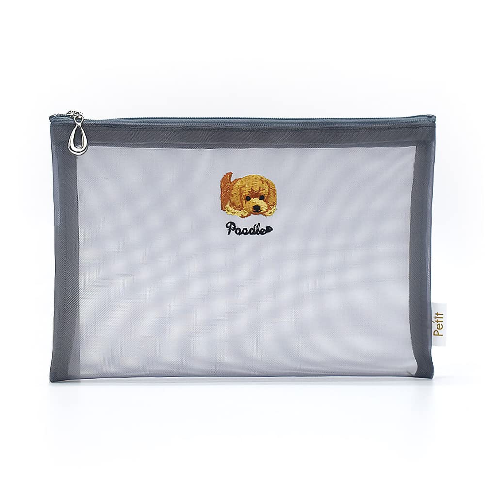 Amazon | (アーンジョー)Enjeau 日本製 犬柄 刺繍 メッシュ