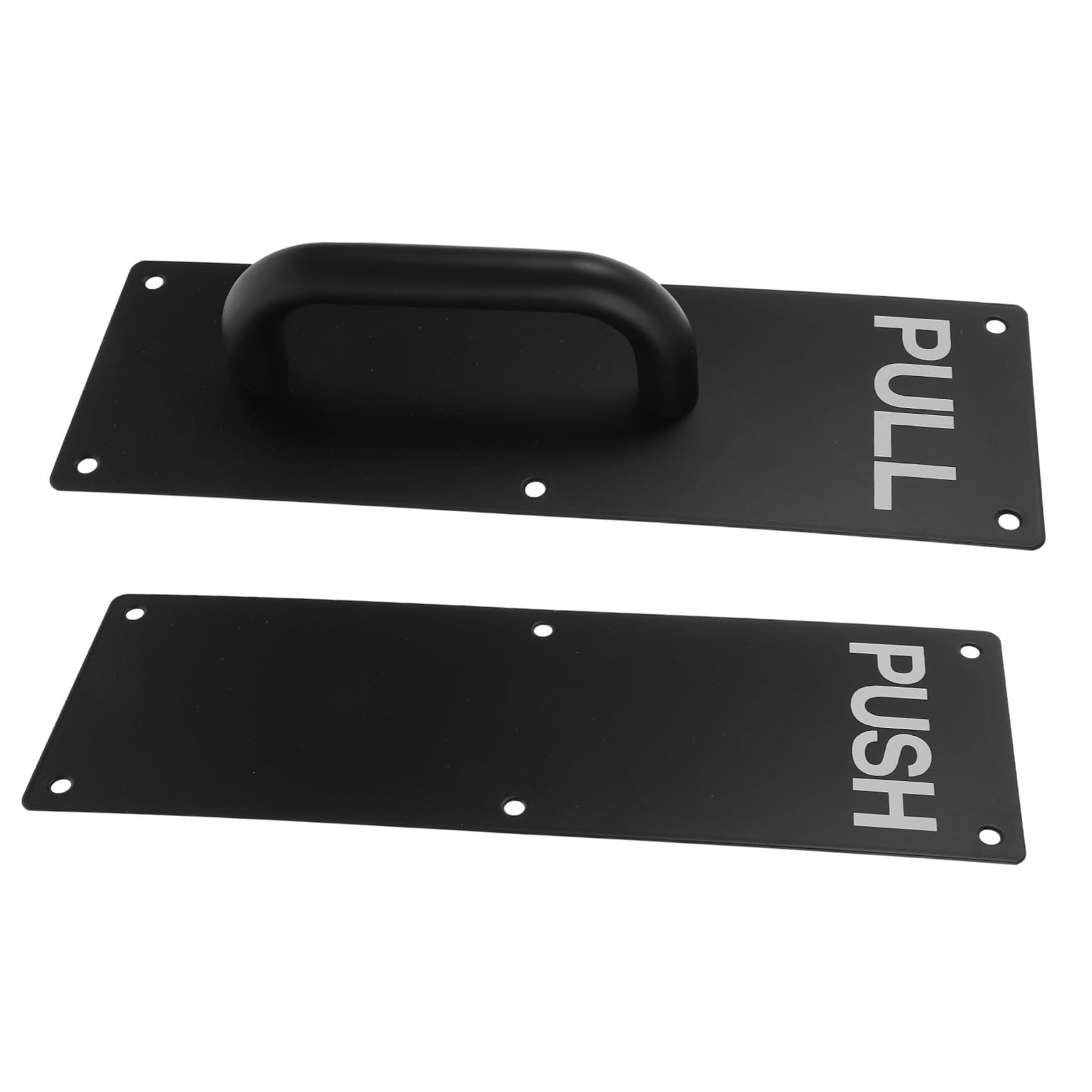Poignée de porte push pull acier inoxydable double pour mécanisme sécurisé coupe-feu
