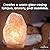 d'aplomb 100% Authentic Natural Himalayan Salt Lamp; Large Hand Carved Natural Chunk Pink Crystal Rock Salt from Himalayan Mountains; Dimmer Cord; 12 lbs