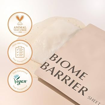 UIQ BIOME BARRIER SHEET MASK 【25枚×2】 UIQ Biome Barrier™ Sheet Mask 5 Pack, Facial Sheet Mask