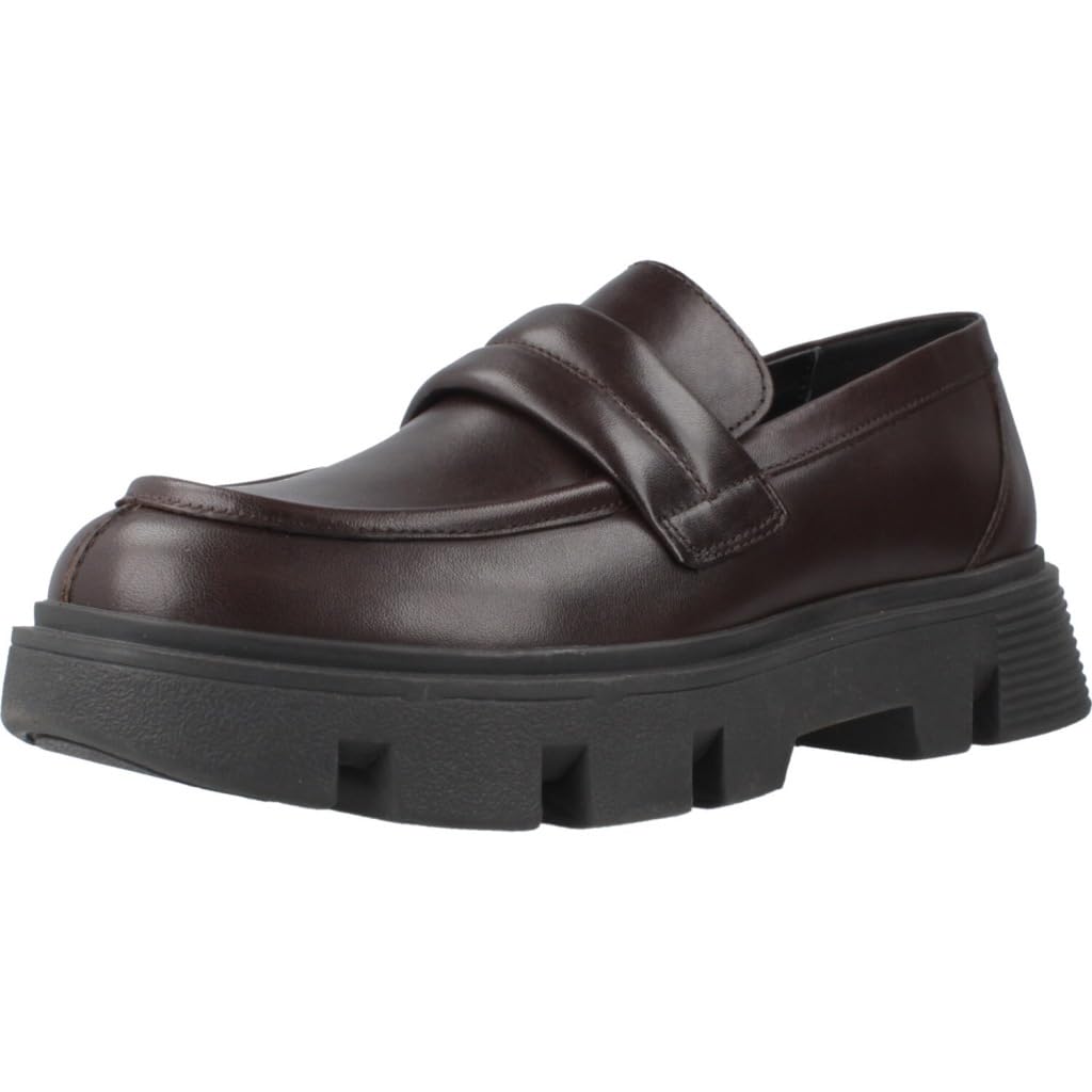 Geox Women's D Vilde CMoccasin, Dk Coffee, 7 UK