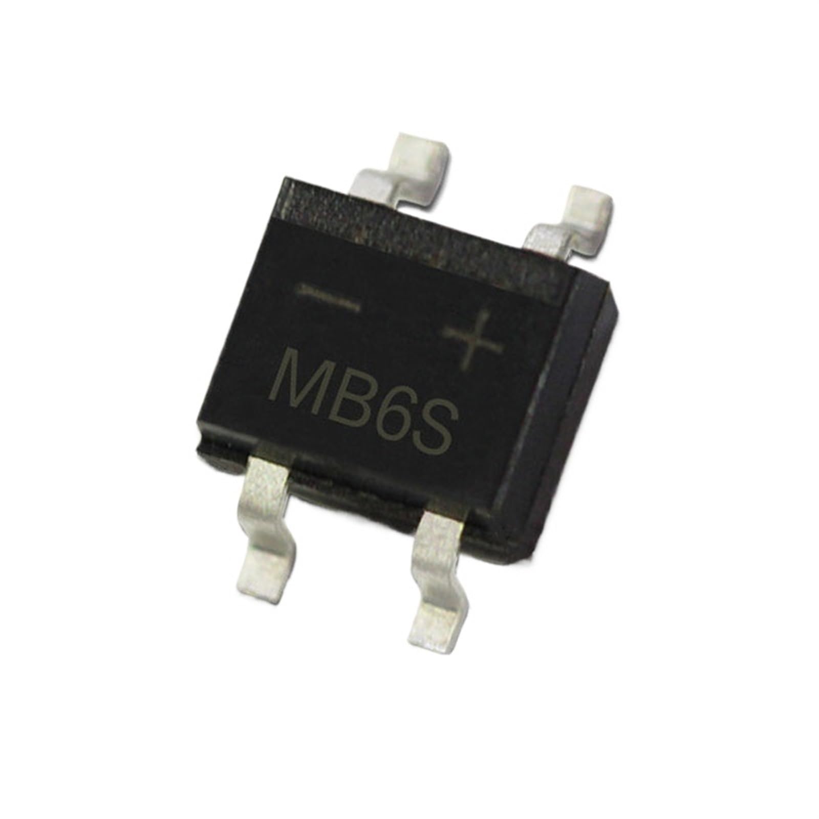 WBNFFUCYU 100Pcs MB6S SMD Bridge Rectifier SOP-4 Stack 0.8A/600V