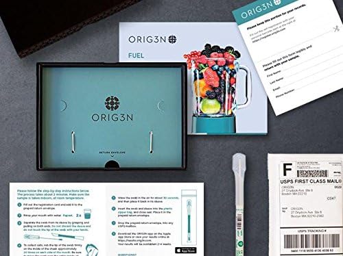 ORIG3N Genetic Home DNA Test Kit, Nutrition, 1 Count