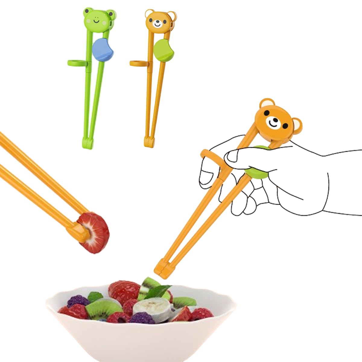 Aston Andia 2PCS Training Chopsticks for Kids for Beginners Adults,Animal Style Learning Chopsticks for Beginners (B0BHZFCTQS) Amazon Price History, Amazon Price Tracker