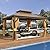 EROMMY 12' x 14' Hardtop Gazebo, Aluminum Frame Gazebos with Galvanized Steel Double Roof, Permanent Outdoor Metal Pavilion with Curtain and Netting for Patio, Lawn, Deck