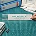 24 Pcs Acrylic Name Plates for Desk 2 X 8 Inches Name Tents for Classroom License Label Holder for Back to School Classroom Office Conference Business Meeting Table Display (24)