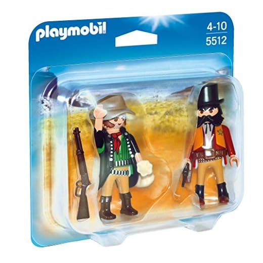 PLAYMOBIL Duo Pack - Sheriff y Bandido, Figuras (5512)