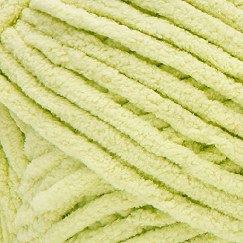 Image of Bernat Baby Blanket BB Lemon Lime Yarn - 2 Pack of 10.5oz /300g - Polyester - #6 Super Bulky - 220 Yards - Knitting /Crochet