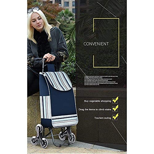 LDBDASA Klettergebäude Shopping 6 Runde Kleinwagen Klappwagen Supermarkt Trolley Pull Trolley Kleiner Anhänger Home/a – Bild 8