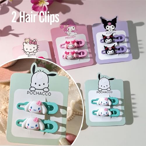 Image of Cute hair accessory set Cute headband,Various Styles of hair clips, hair cords, Hair Ties,Plush hair loop(blue)