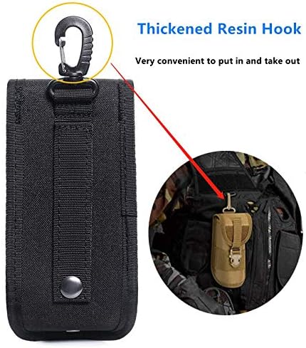 Miniatura 4 de MOLLE - Funda táctica duradera para lentes de sol, estilo militar, con hebilla
