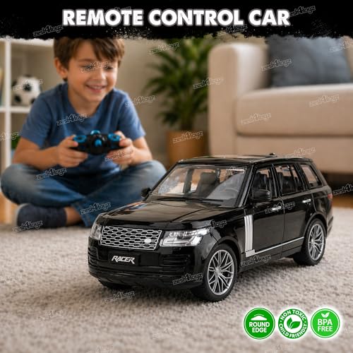 Image of Zest 4 Toyz Remote Control Car Toy for Kids Adults| 1:16 Scale SUV with Realistic Interior | Rechargeable | USB Charging Cable | High Speed Racing Drift RC Car with LED Lights & Sound | Birthday Gift