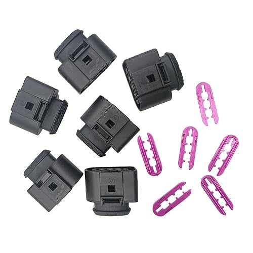 Miniatura 6 de Meyffon Kit de reparación de conector de bobina de encendido 6 uds. Cableado de enchufe Wherramienta para Audi VW reemplazar 4B0 973 724 4B0973724