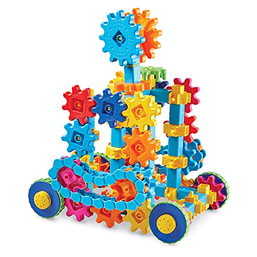 Learning Resources Gears! Gears! Gears! Mega Builds, STEM Building Set, Gears Toys for Kids, 235 Piece, Ages 4+
