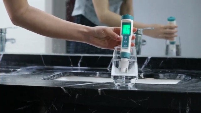 Testeur De Sel Numérique 7 En 1 Pour Salée, Mètre De Test De Qualité De L'eau, PH-mètre Avec