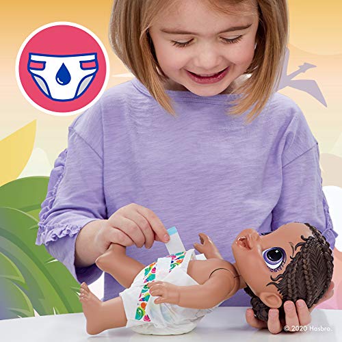 Muñeca Baby Alive Dino Cuties Tyrannosaurus con accesorios miniatura 2