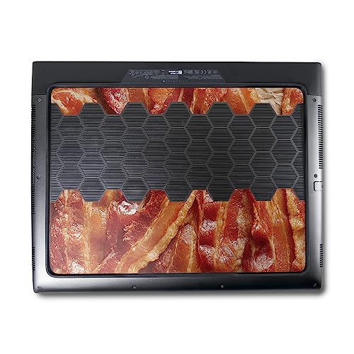 Image of MightySkins Skin Compatible with Alienware M18 R1 (2023) Full Wrap Kit - Crispy Bacon | Protective, Durable, and Unique Vinyl Decal wrap Cover | Easy to Apply & Change Styles | Made in The USA