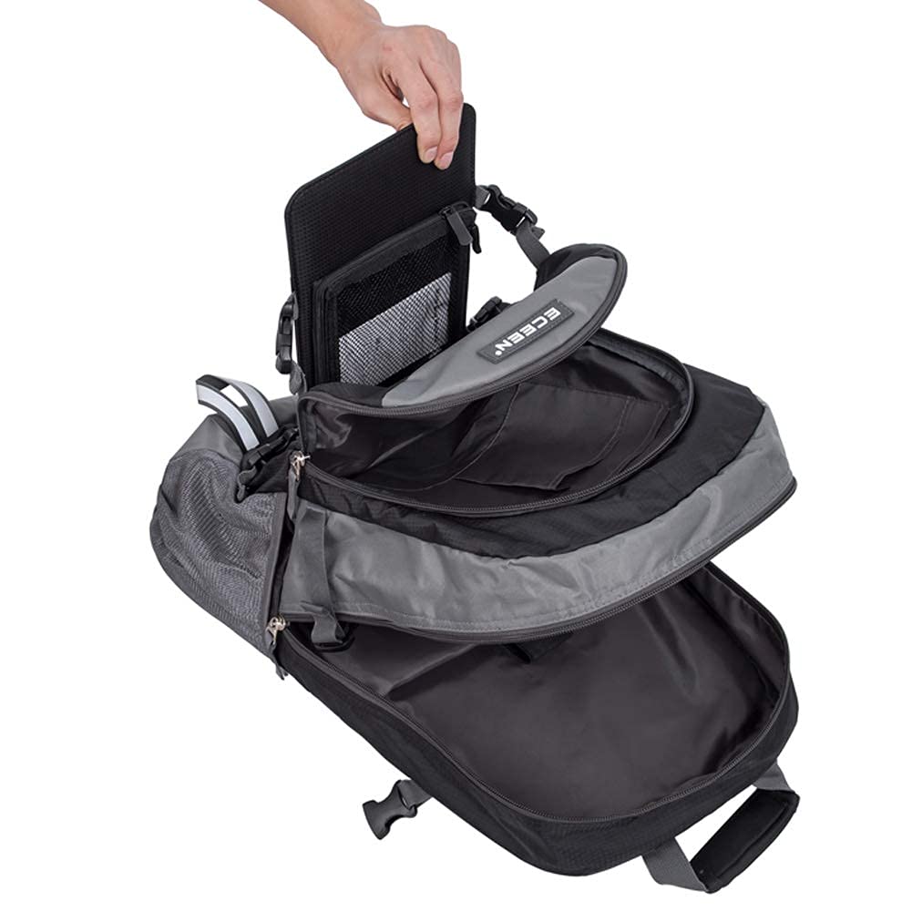 Borsa da Esterno, Zaino con Pannello Solare con Porta Caricatore USB Zaino Outdoo Zaino da Ciclismo per Escursionismo Sportivo da Viaggio per Uomini e Donne Sport