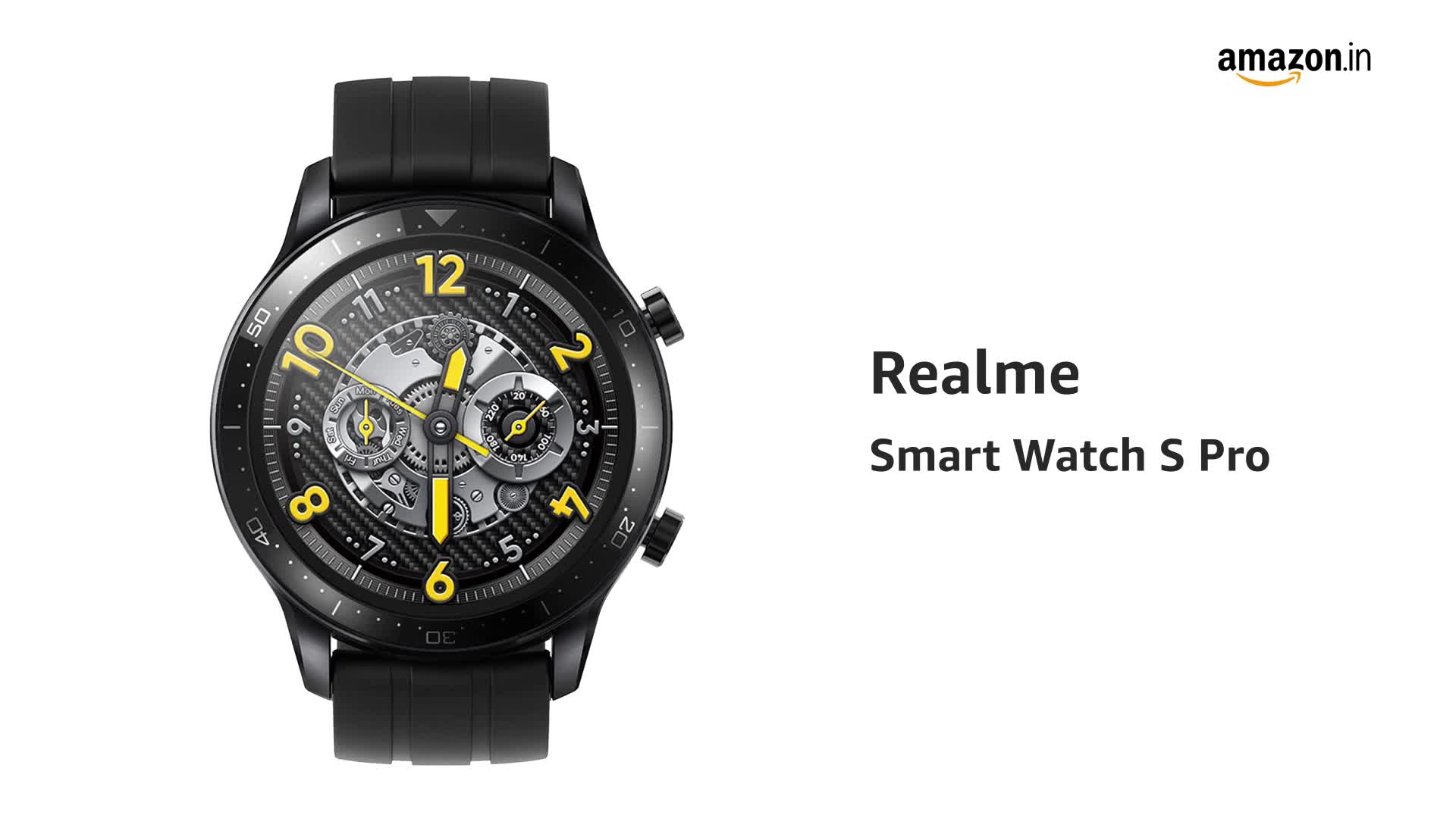 realme Smart Watch S Pro with 3.53 cm (1.39\