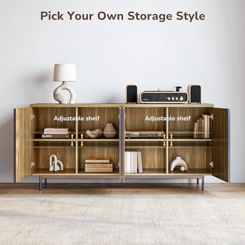Belleze 014-HG-40016-CAM Sideboard Buffet Cabinet thumb #2