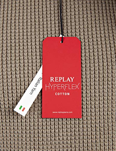 REPLAY UK2672.000.G22920 Pullover, Beige (418