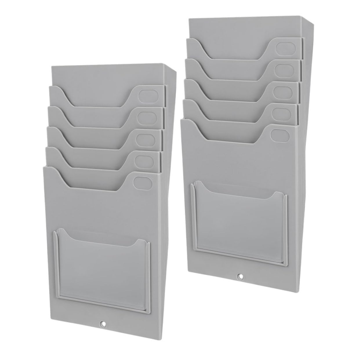 Support mural pour cartes de visite en plastique PP minimaliste 2pcs