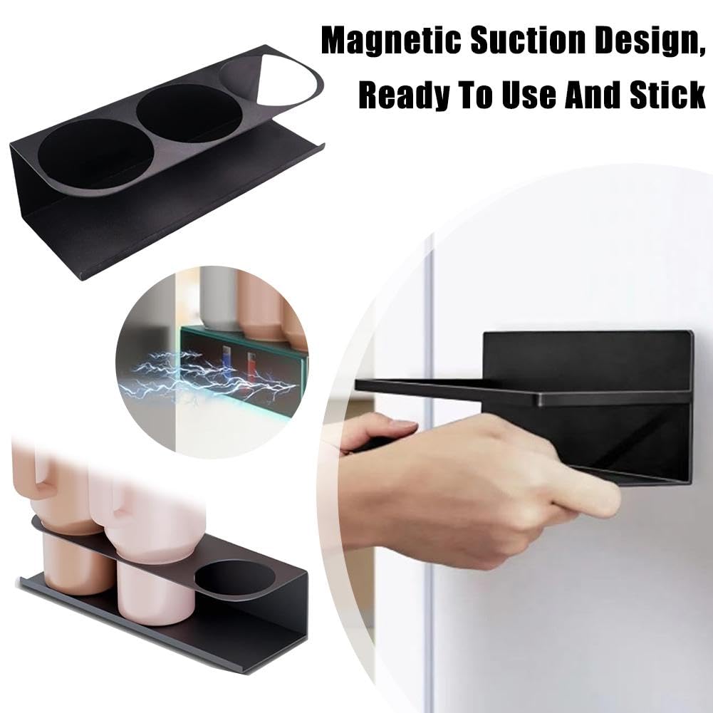 PROFECTUS Magnetischer Stanley-Becherhalter – Hält 6 Tassen + Deckel, Starker Magnet, Platzsparend Für Kühlschrank