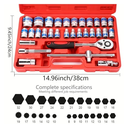 Juego de herramientas mecánicas 32 piezas miniatura 7