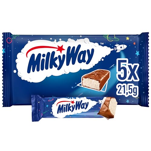 Milky Way Schokoriegel Schokolade mit Milchcreme 1 Packung á 5 Riegel (5 x 21 5 g)