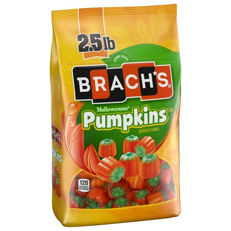 Brachs Mellowcreme Pumpkins 44oz Resealable Bag