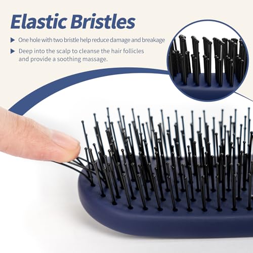 SHINLEA Detangler Hair Brush For Wet & Dry Hair, Blow-Drying Styling Hairbrush for Women Men, kids, Reduces Breakage - Image 2