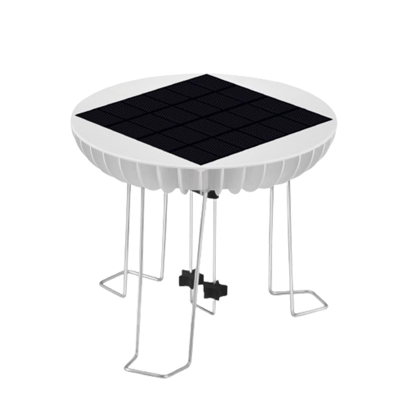 Agitador de agua solar para baño de aves que evita el musgo con motor silencioso